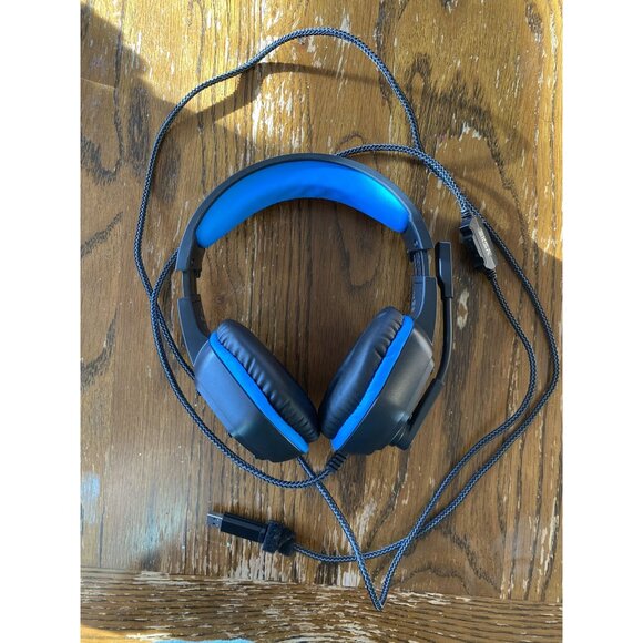EKSA Gaming Headset Wired USB With Microphone Noise Cancelling Over Ear - Picture 1 of 7
